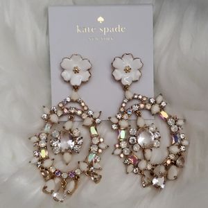 NWT Kate Spade Garden Party Statement Earrings
